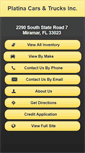 Mobile Screenshot of platinasales.com